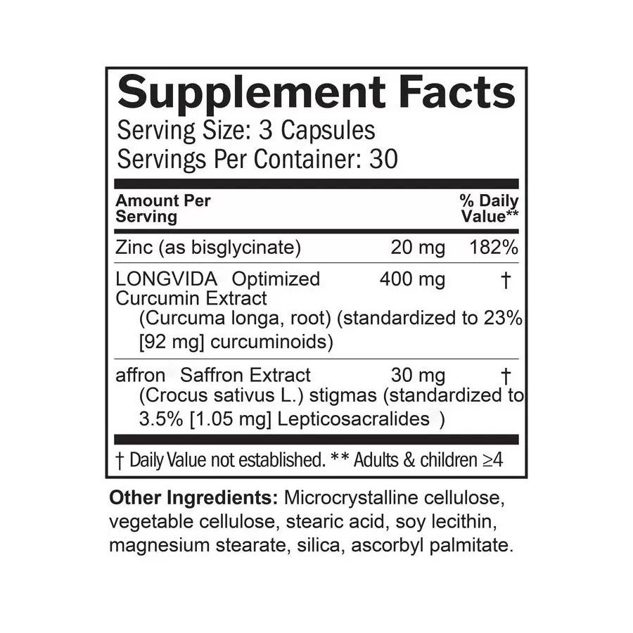 Saffron Pure™ 88.5mg Capsules – Natural Mood Support & Appetite Control (90 Count)