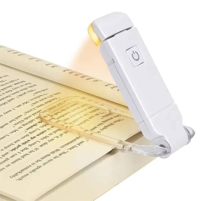 GlimmerRead™ Portable Eye-Care LED Book Light 📖💡 – A flexible, lightweight reading companion with adjustable brightness for late-night sessions without the strain.