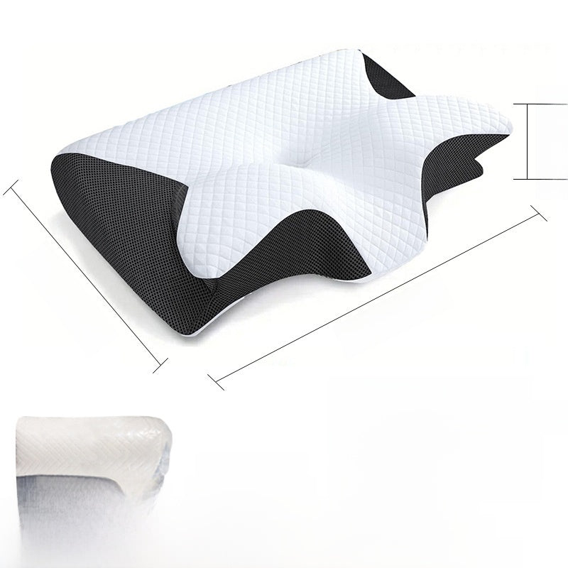 CloudCrest™ Butterfly Ergonomic Pillow – Orthopedic Memory Foam for Neck & Shoulder Relief
