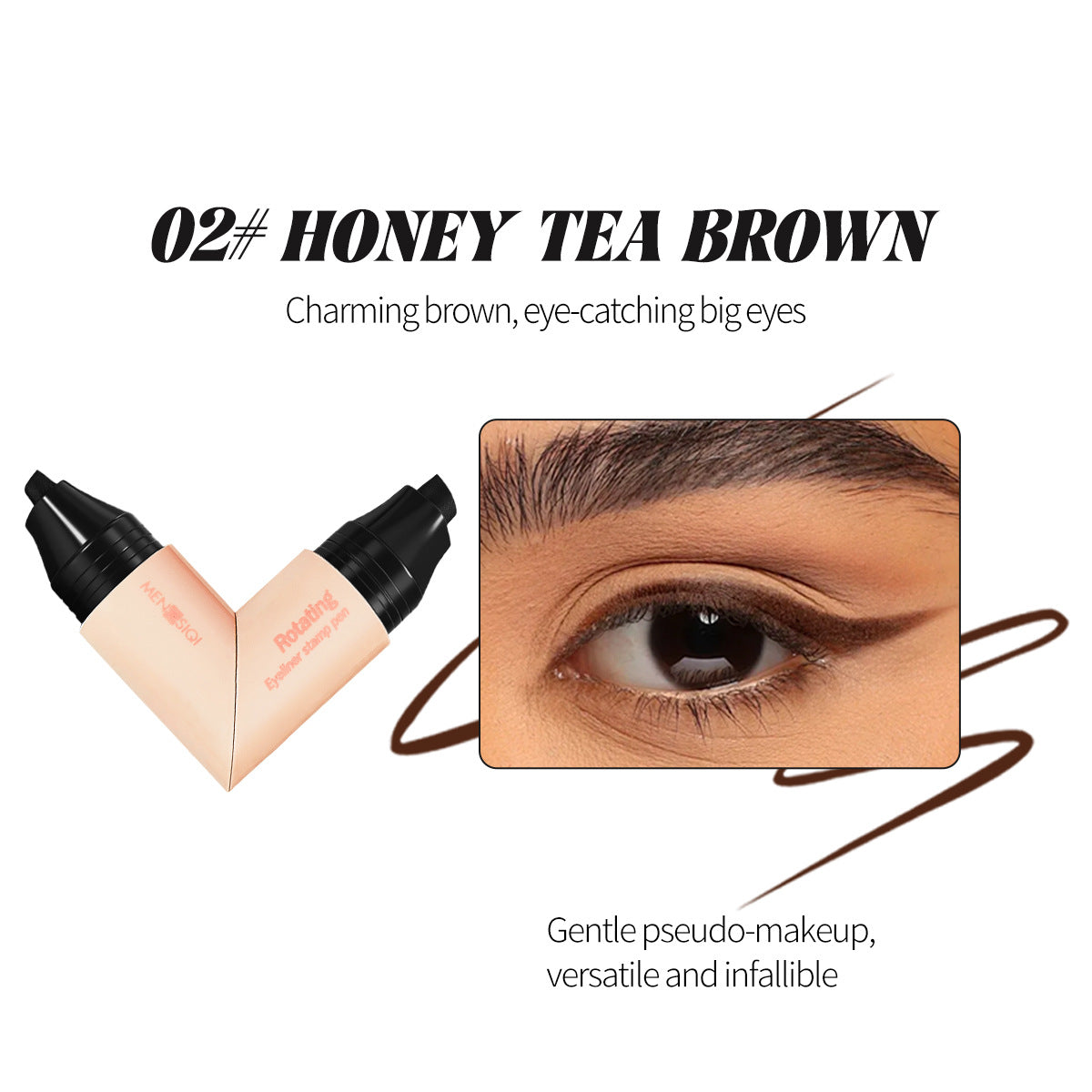 GlideDefine™ Waterproof Eyeliner Pencil – 24H Longwear & Smudge-Proof Gel (1.2g)