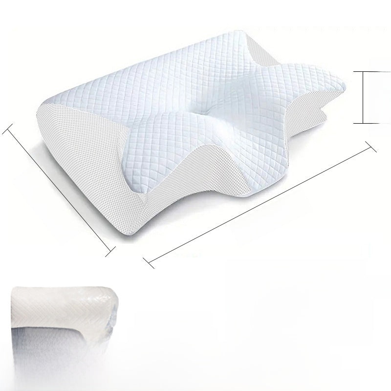 CloudCrest™ Butterfly Ergonomic Pillow – Orthopedic Memory Foam for Neck & Shoulder Relief