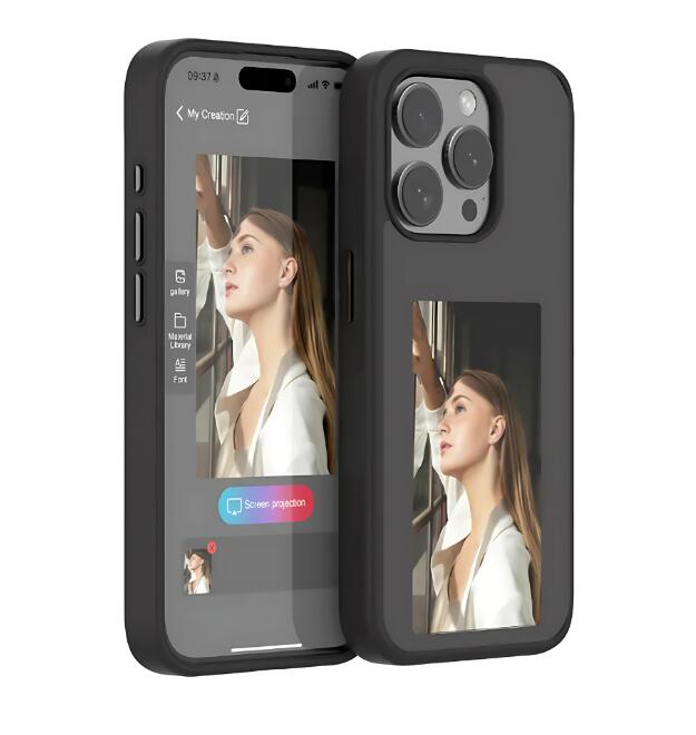 InkCase™ Customizable NFC E-Ink Display Phone Case 📱🖼️ – Personalize your phone instantly with a battery-free screen that displays any photo or design you choose.