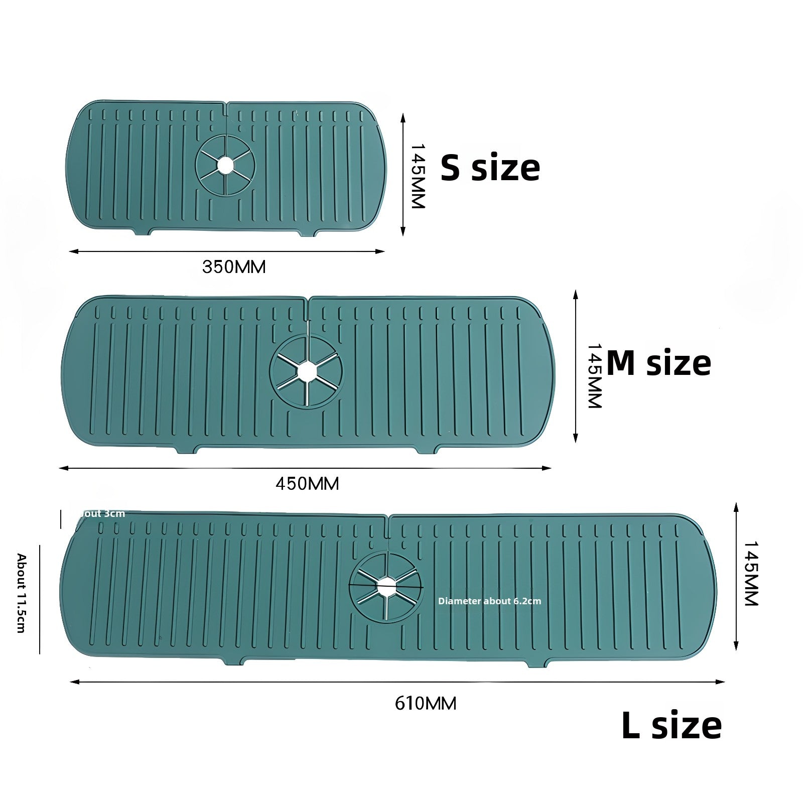 Silicone Sink Drain Mat