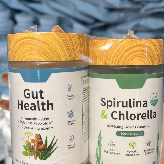 PureAlgae™ Spirulina Superfood Set – 120 High-Potency Vegan Capsules (Multi-Pack Bundle)