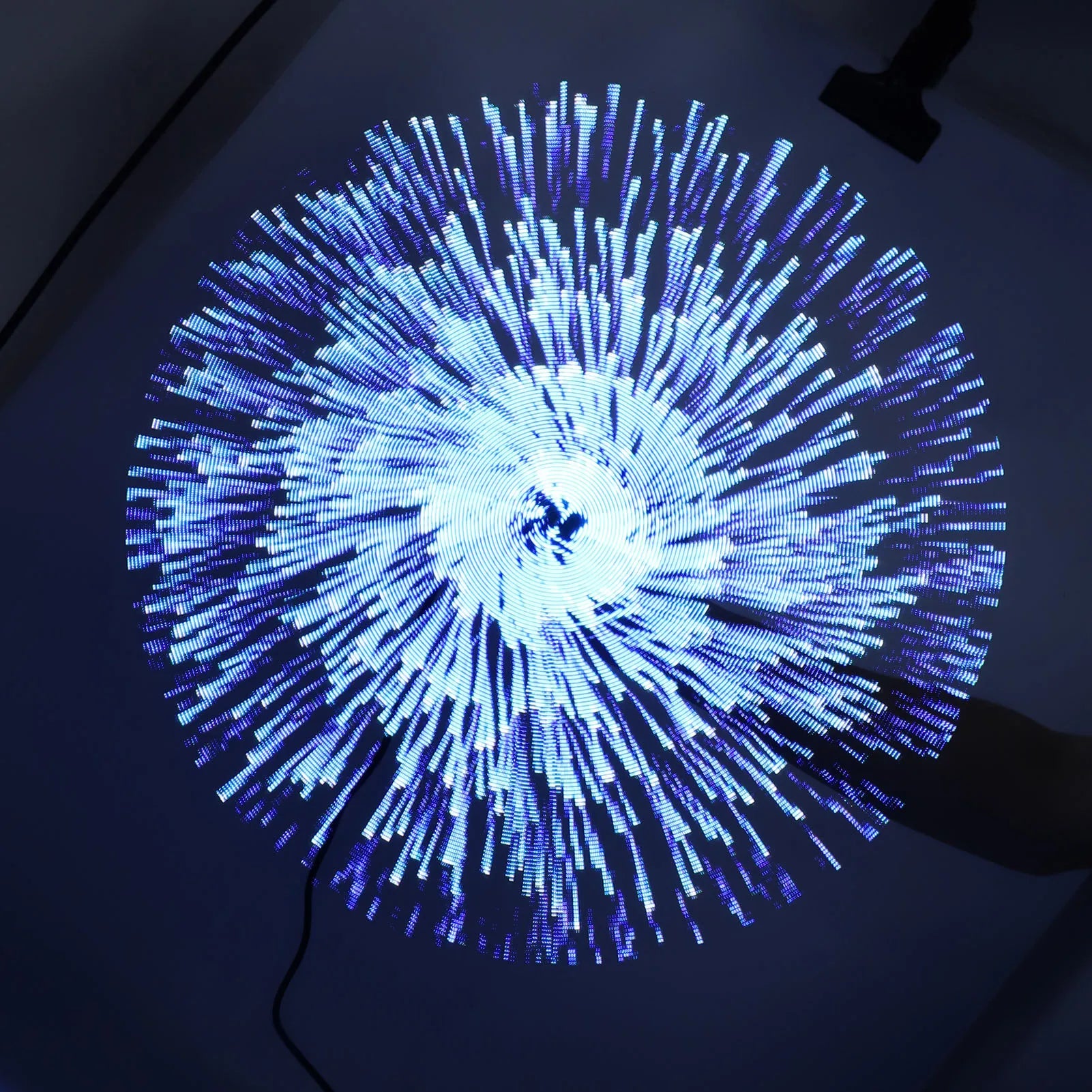 HoloVision™ 3D LED Hologram Fan Projector 🌪️✨ – Bring your visuals to life with stunning, floating 3D graphics that turn any space into a high-tech gallery.