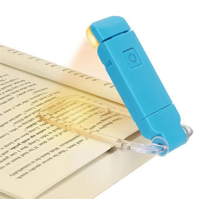 GlimmerRead™ Portable Eye-Care LED Book Light 📖💡 – A flexible, lightweight reading companion with adjustable brightness for late-night sessions without the strain.