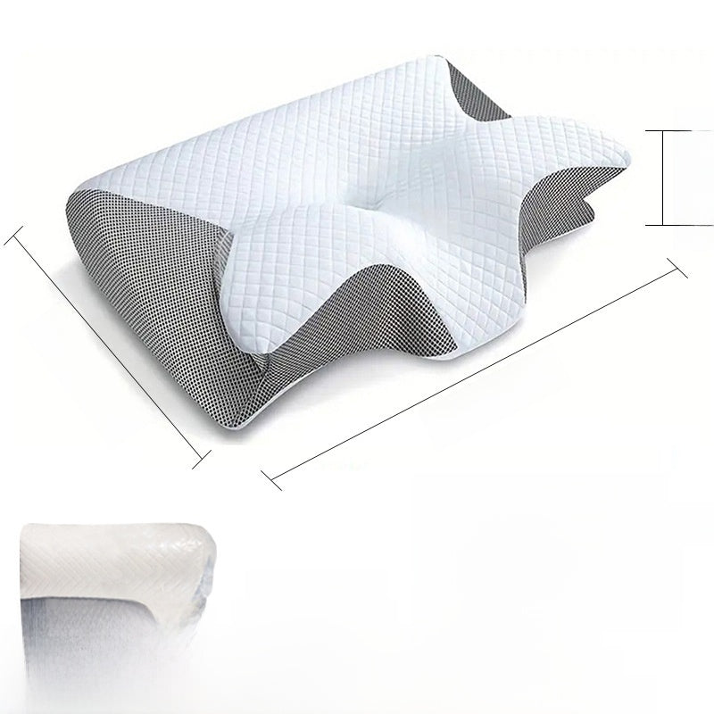CloudCrest™ Butterfly Ergonomic Pillow – Orthopedic Memory Foam for Neck & Shoulder Relief