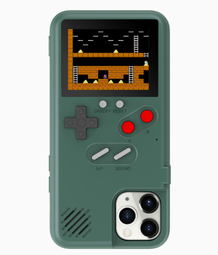 RetroPlay™ Classic Gameboy Style Interactive Phone Case 🎮👾 – Turn your smartphone into a playable handheld console with pre-loaded classic games.
