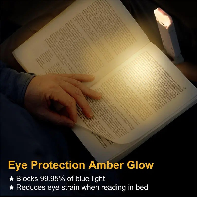 GlimmerRead™ Portable Eye-Care LED Book Light 📖💡 – A flexible, lightweight reading companion with adjustable brightness for late-night sessions without the strain.