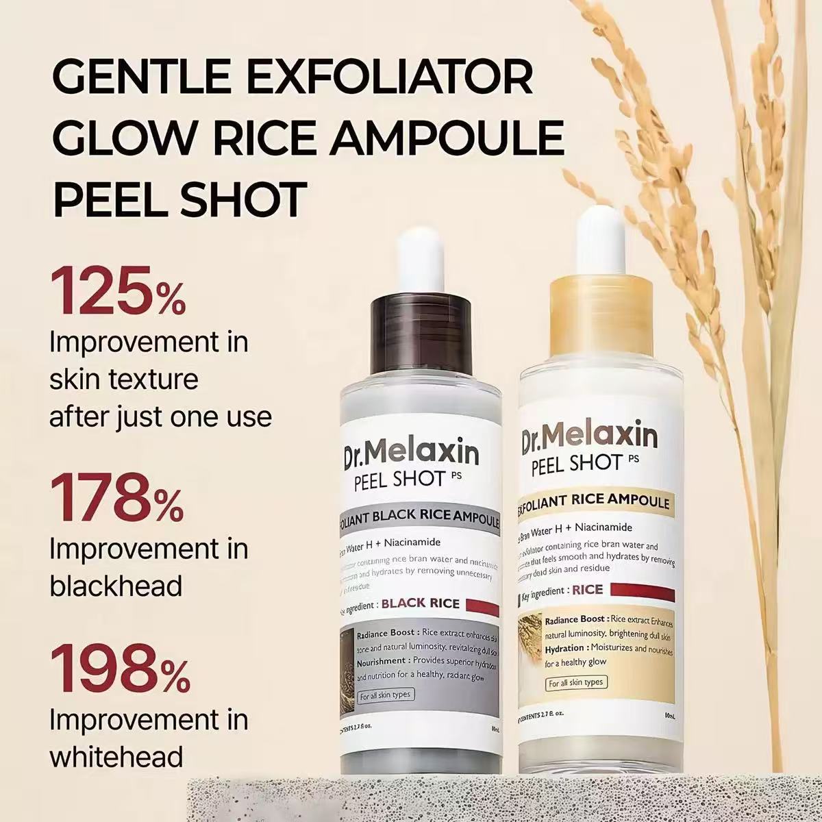 Peach Glow Exfoliating Niacinamide Essence – 2-in-1 Pore Resurfacing & Brightening Liquid (30ml)