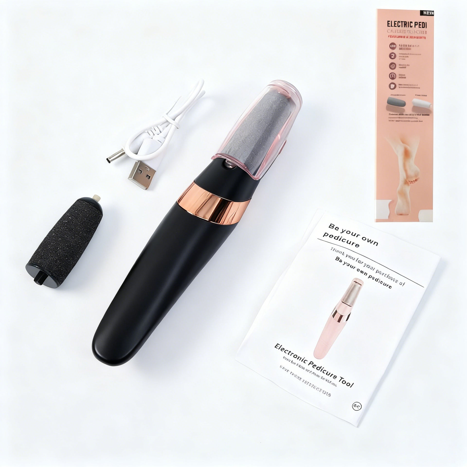 SilkStep™ Pro Electric Foot Grinder – Professional Callus Remover & Vacuum Skin Buffer (Rechargeable)