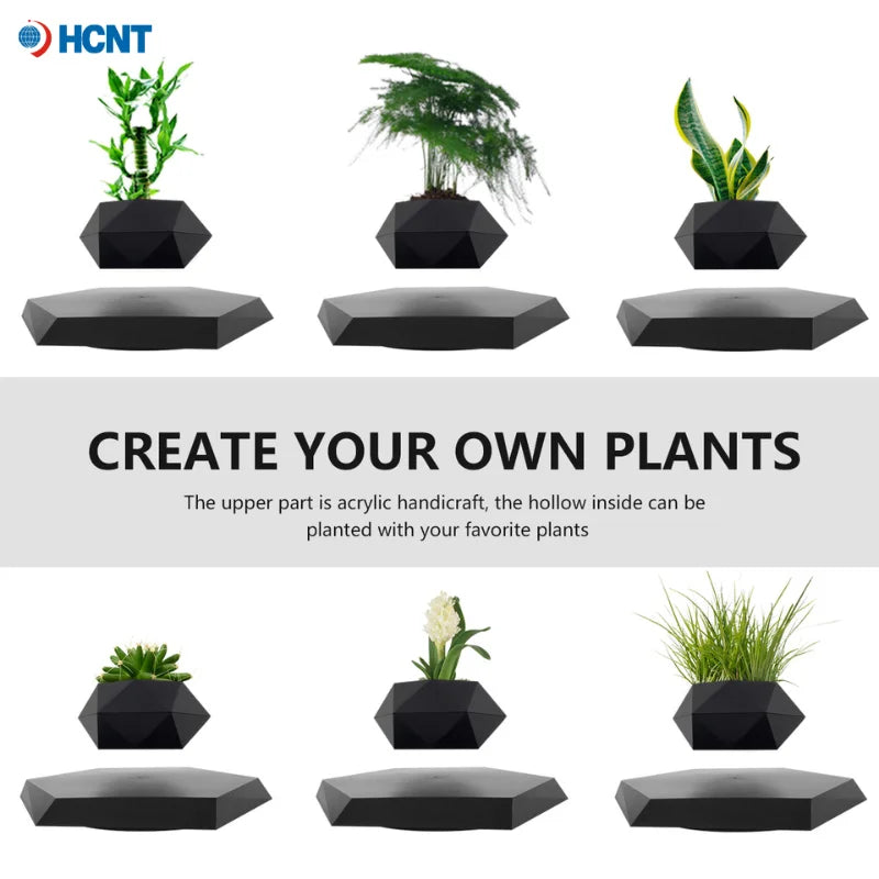 Tycozev™ ZenLev | Magnetic Kinetic Levitating Plant Pot