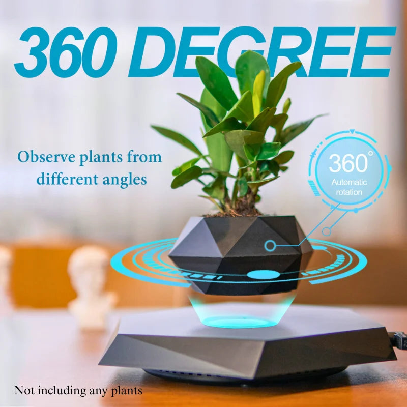 Tycozev™ ZenLev | Magnetic Kinetic Levitating Plant Pot