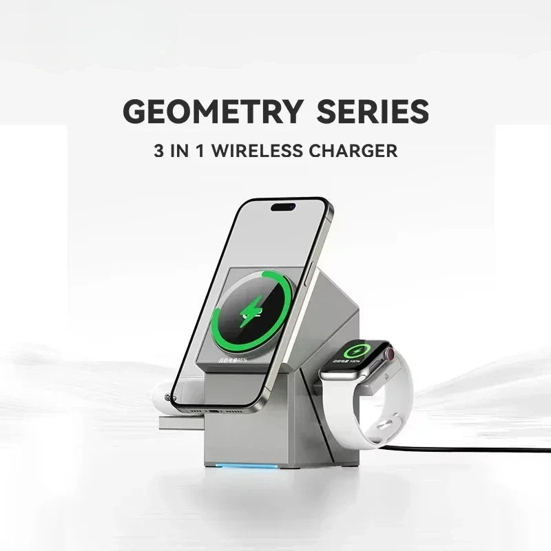 Tycozev™ OmniCharge Qi2 | 3-in-1 Magnetic Architectural Charging Station ⚡🗼