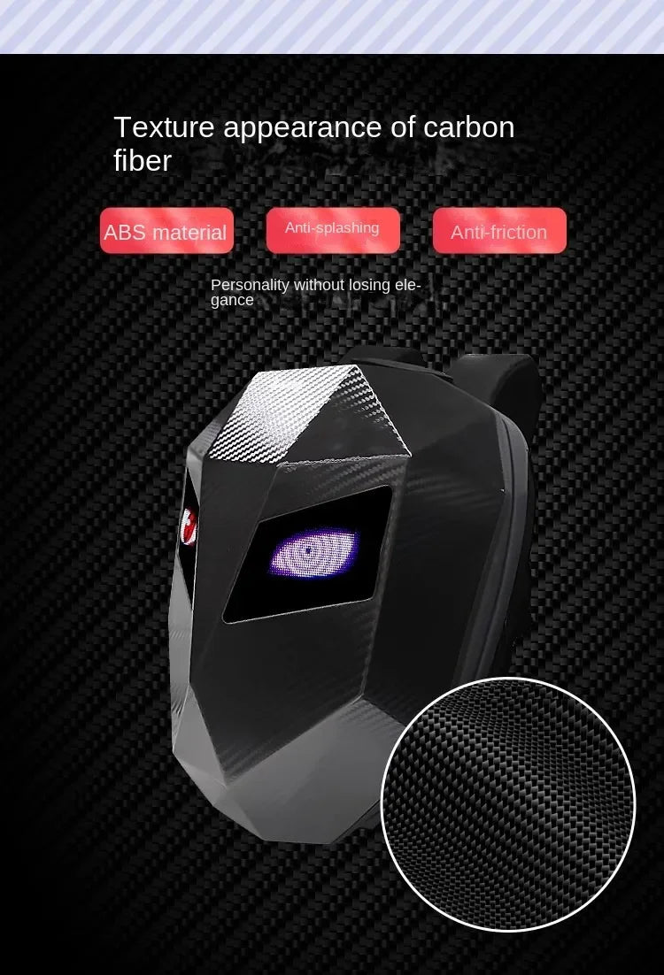 Tycozev NEW LED Knight Cycling Backpack with Eye Motorcycle Helmet Mochilas para motocicletas Waterproof Laptops Bags Saco Moto Schoolbag