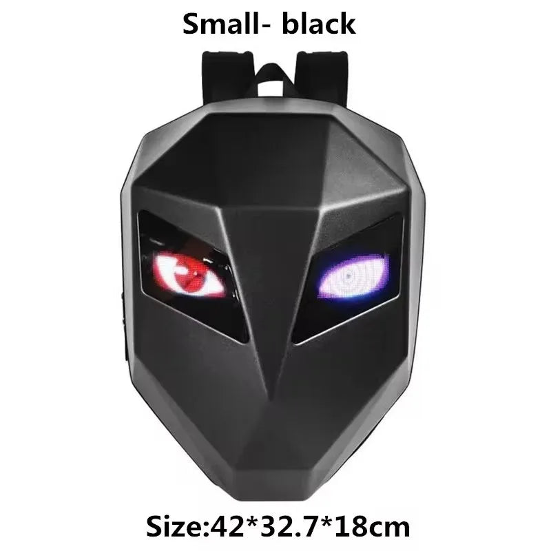 Tycozev NEW LED Knight Cycling Backpack with Eye Motorcycle Helmet Mochilas para motocicletas Waterproof Laptops Bags Saco Moto Schoolbag