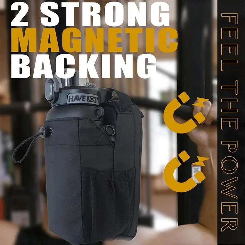 MagHold™ Heavy-Duty Magnetic Gym Duffel Bag 🏋️‍♂️🧲 – The world’s first magnetic duffel that sticks to gym equipment, keeping your essentials off the floor and within reach.