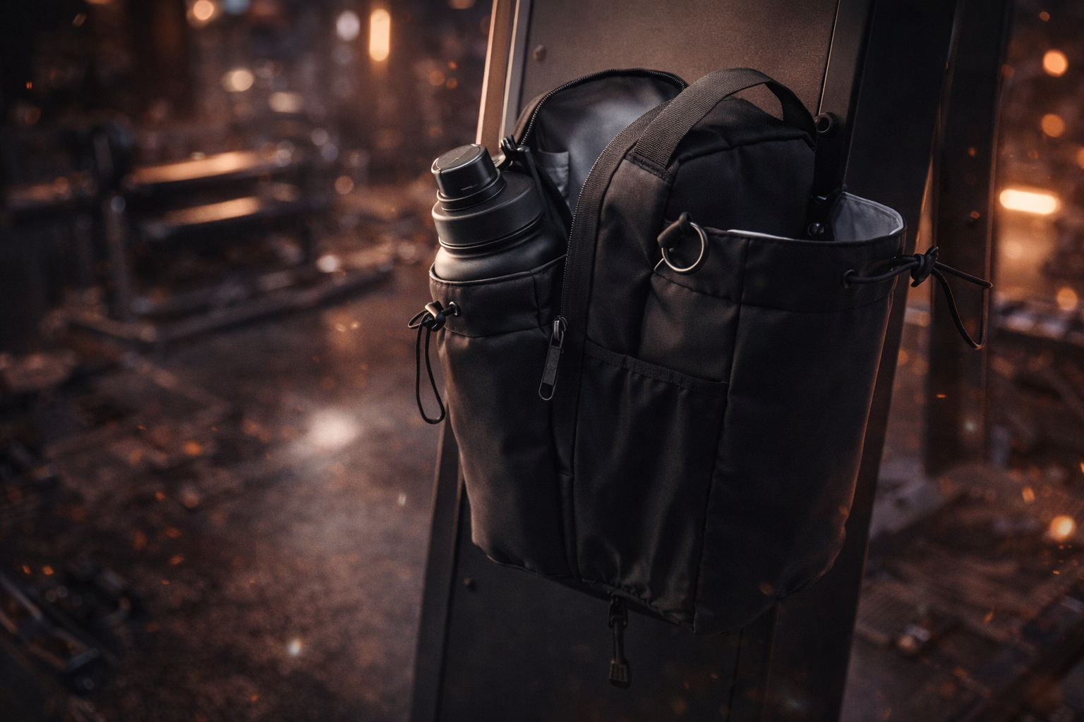 MagHold™ Heavy-Duty Magnetic Gym Duffel Bag 🏋️‍♂️🧲 – The world’s first magnetic duffel that sticks to gym equipment, keeping your essentials off the floor and within reach.