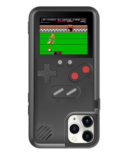 RetroPlay™ Classic Gameboy Style Interactive Phone Case 🎮👾 – Turn your smartphone into a playable handheld console with pre-loaded classic games.