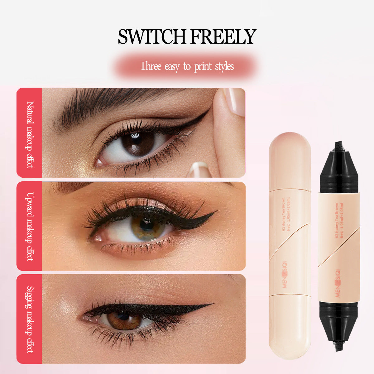 GlideDefine™ Waterproof Eyeliner Pencil – 24H Longwear & Smudge-Proof Gel (1.2g)
