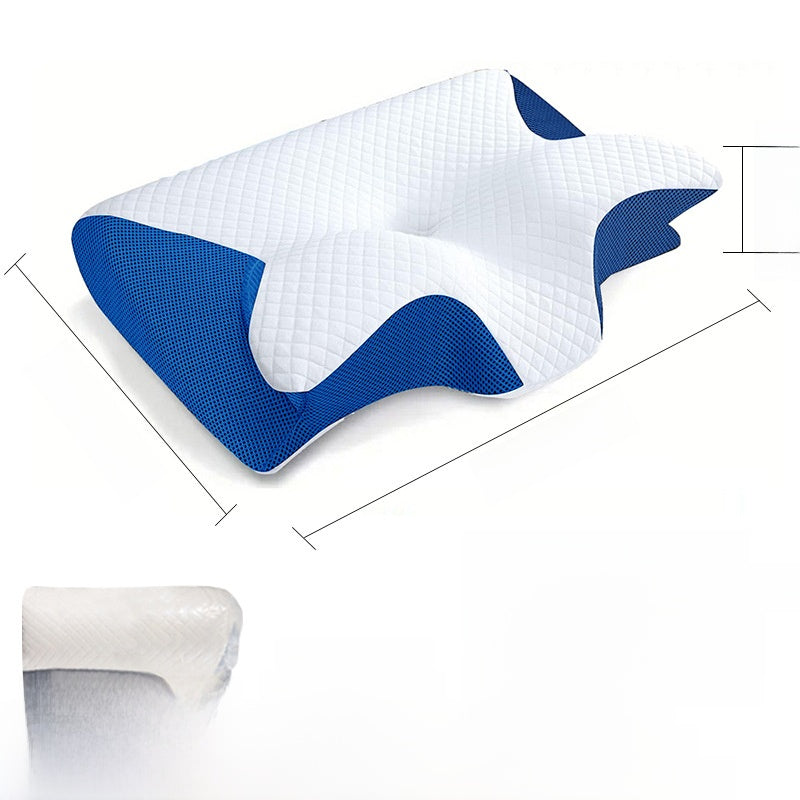 CloudCrest™ Butterfly Ergonomic Pillow – Orthopedic Memory Foam for Neck & Shoulder Relief
