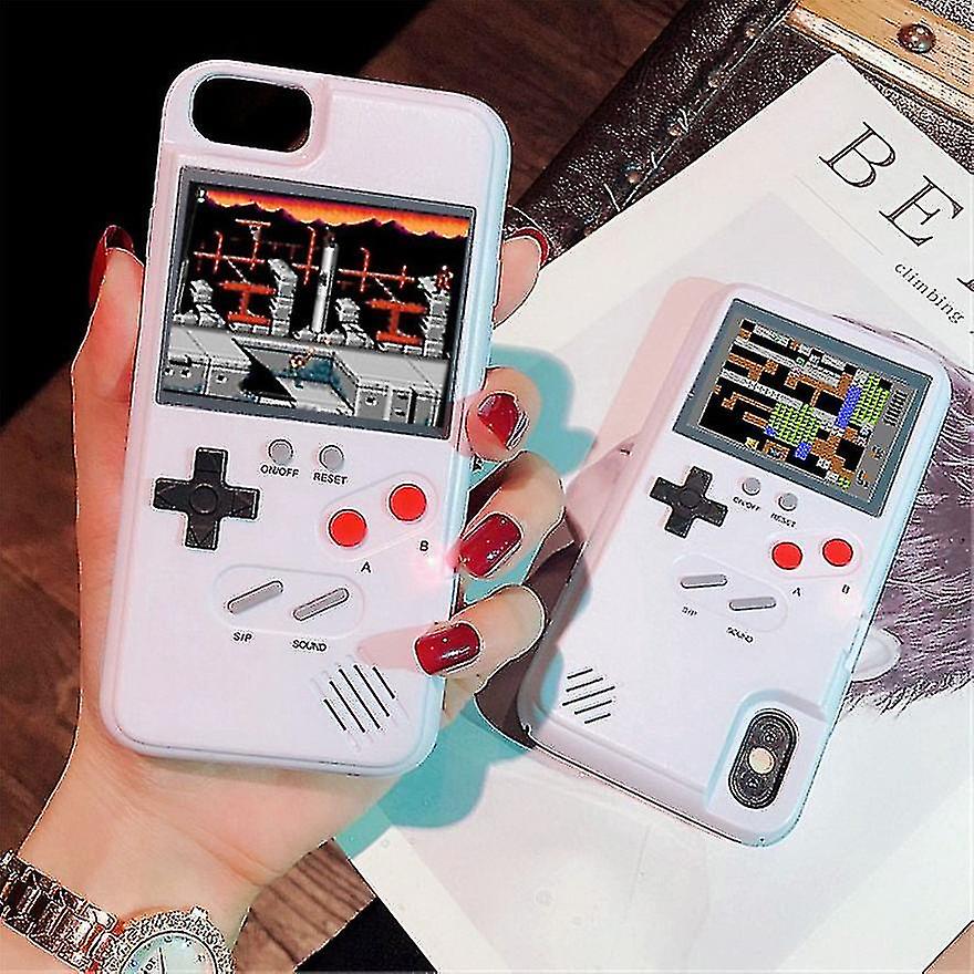 RetroPlay™ Classic Gameboy Style Interactive Phone Case 🎮👾 – Turn your smartphone into a playable handheld console with pre-loaded classic games.