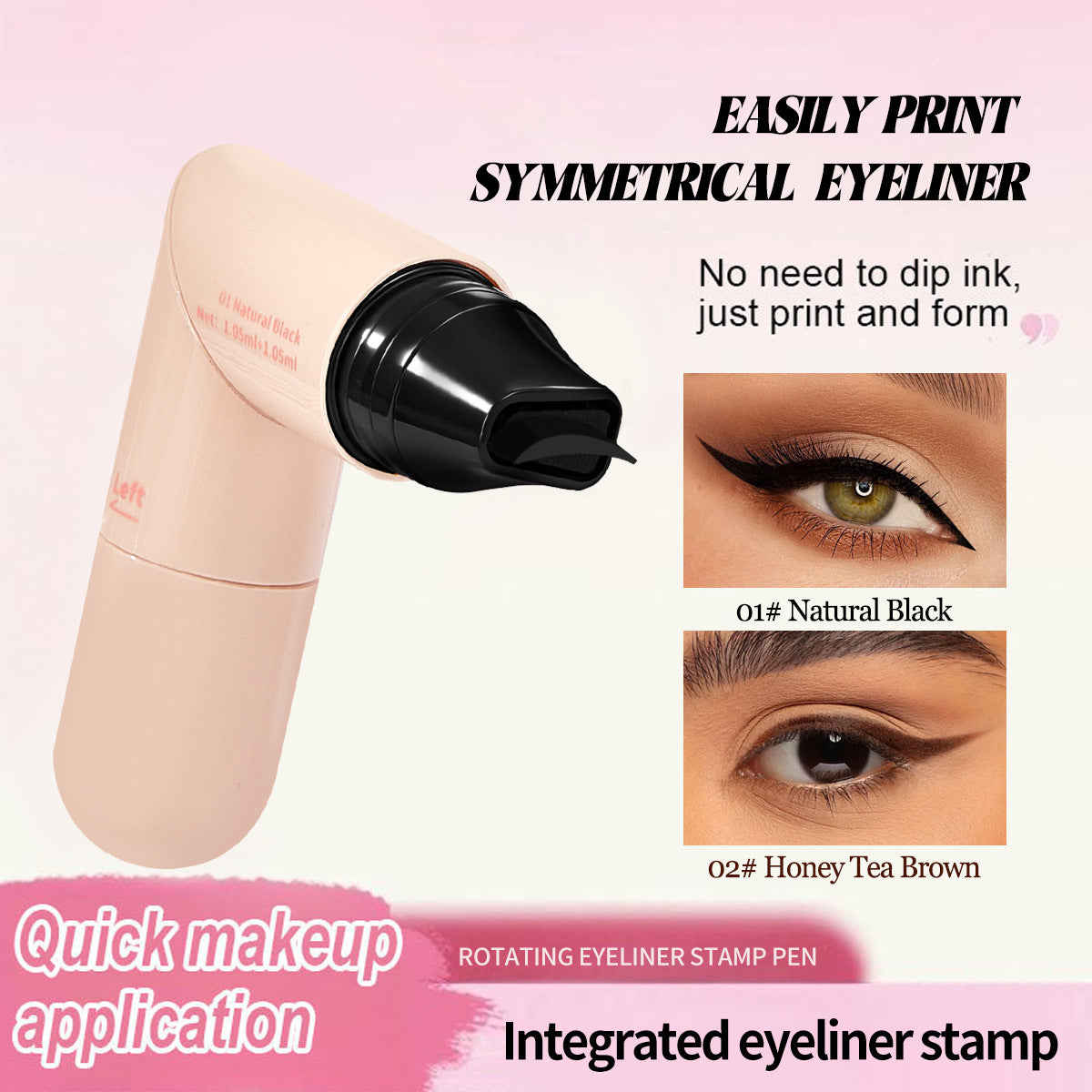 GlideDefine™ Waterproof Eyeliner Pencil – 24H Longwear & Smudge-Proof Gel (1.2g)