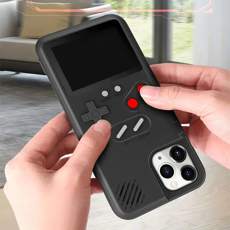 RetroPlay™ Classic Gameboy Style Interactive Phone Case 🎮👾 – Turn your smartphone into a playable handheld console with pre-loaded classic games.